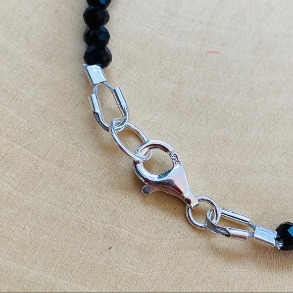 Labradorite & Spinel Gems Sterling Silver Bracelet - Picture 6 of 8